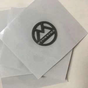 Etiquetes de transferència de calor en relleu de silicona en motlle